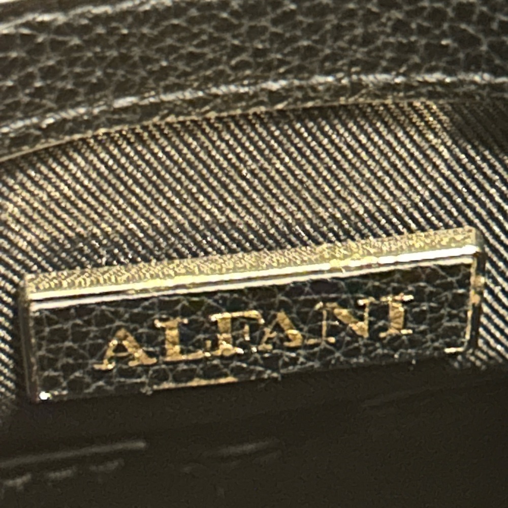 Alfani Black Leather Backpack - Picture 12 of 14